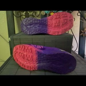 Girls’ Purple and Pink Sneakers